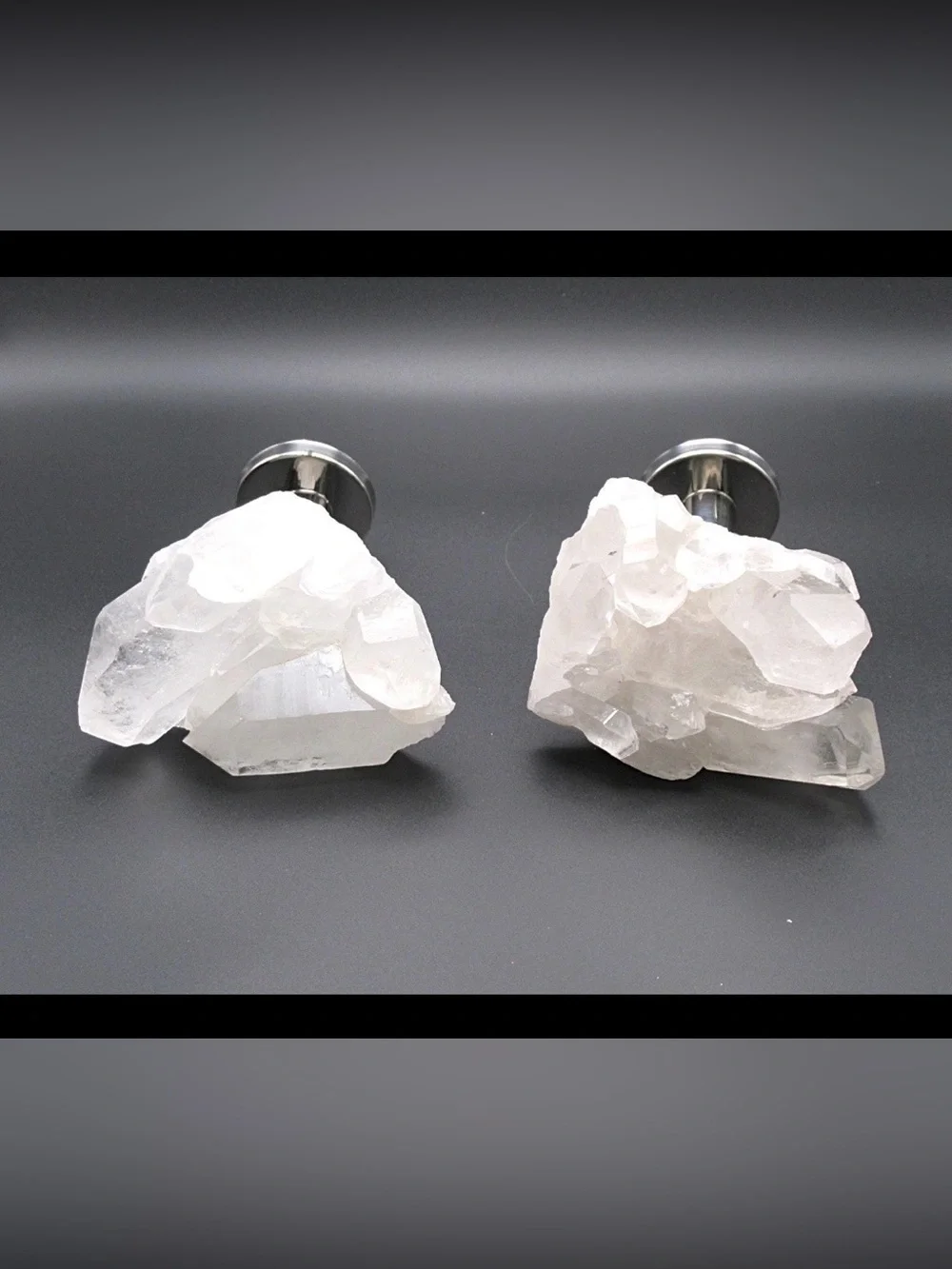 Bottega Inspirations Quartz Crystal Curtain Tiebacks Brass Set of 2